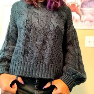 Thick knit sweater